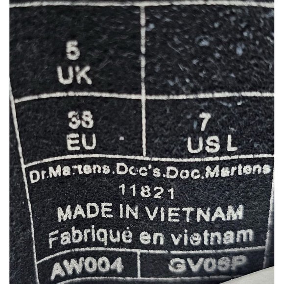 Dr. Martens Black Combat Boots - Picture 9 of 16